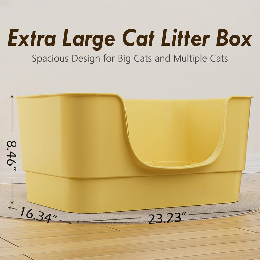 LoopTime extra large cat litter box durable plastic shows lasting reliability.