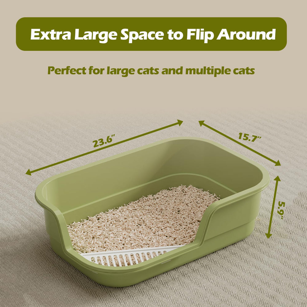 LoopTime extra large litter box suitable for indoor use and simple setup.