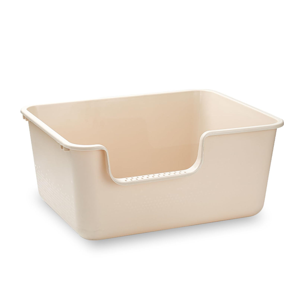 LoopTime large cat litter box with high-sides keeps litter contained for a tidier home.