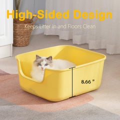 LoopTime large cat litter box interior space—spacious design reduces mess and stress