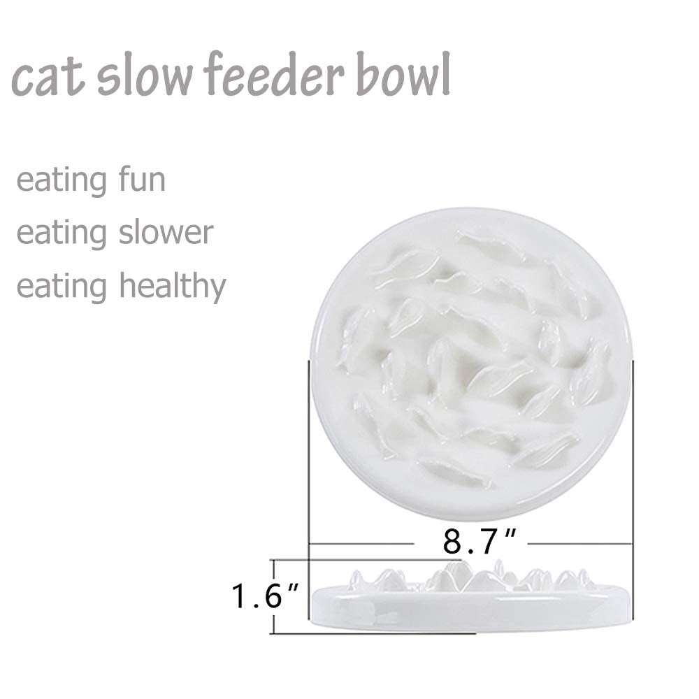 Lorde slow-feeder-cat-bowl-maze-design highlights portion control during meals.