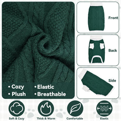 Lorehelina argyle-knit green detail highlights festive style for photos