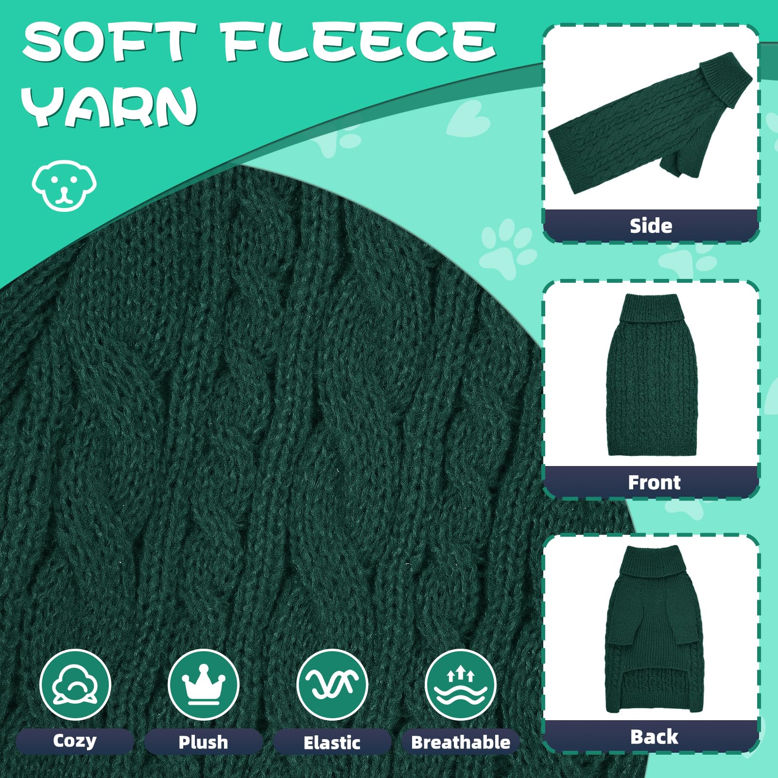 Lorehelina cable-knit detail captures cozy texture for stylish daily wear.