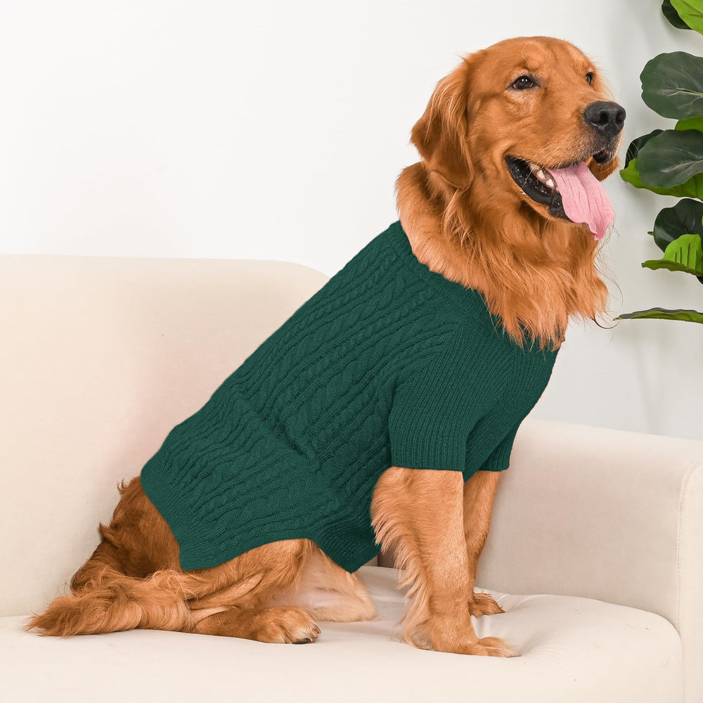 Lorehelina dog sweater packaging highlights gift-suitable winter warmth