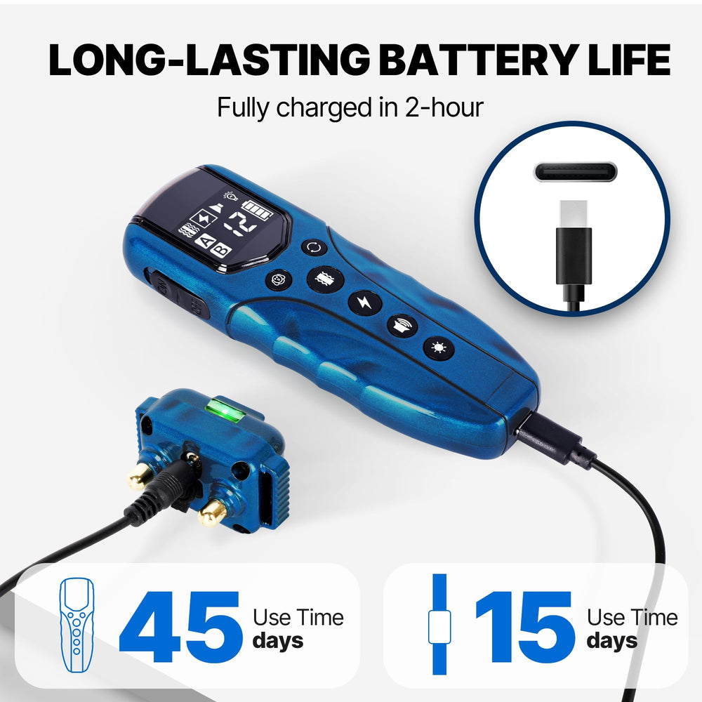 LOSULF rechargeable system with fast charging and long standby life.