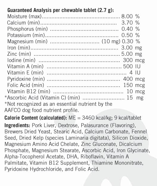 Lots of Love Bitch Pills during weaning, continued nutrient support for mom and puppies.