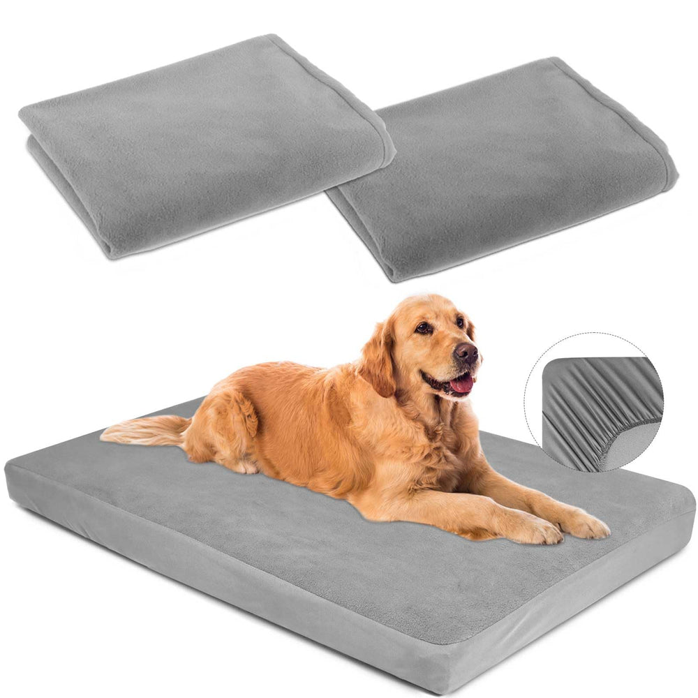 LotuFlor dog bed cover waterproof 36x23 protects against leaks and odors.