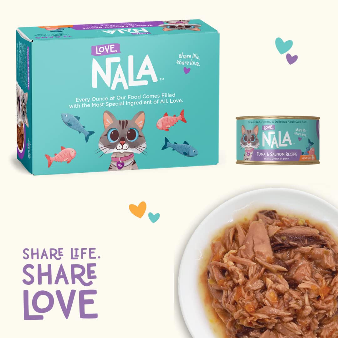 LOVE, NALA 12-pack packaging shot communicates convenient ongoing feeding.