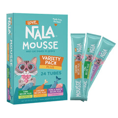 LOVE, NALA Variety Plus Pack packaging front highlighting grain-free nutrition