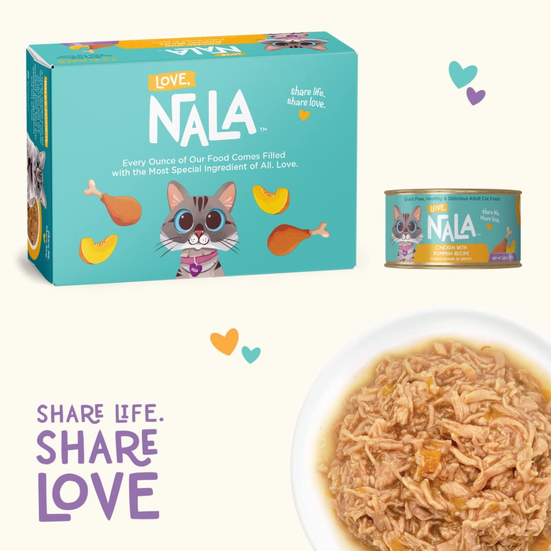 LOVE, NALA prebiotic-fiber blend icon signals digestive-friendly nutrition