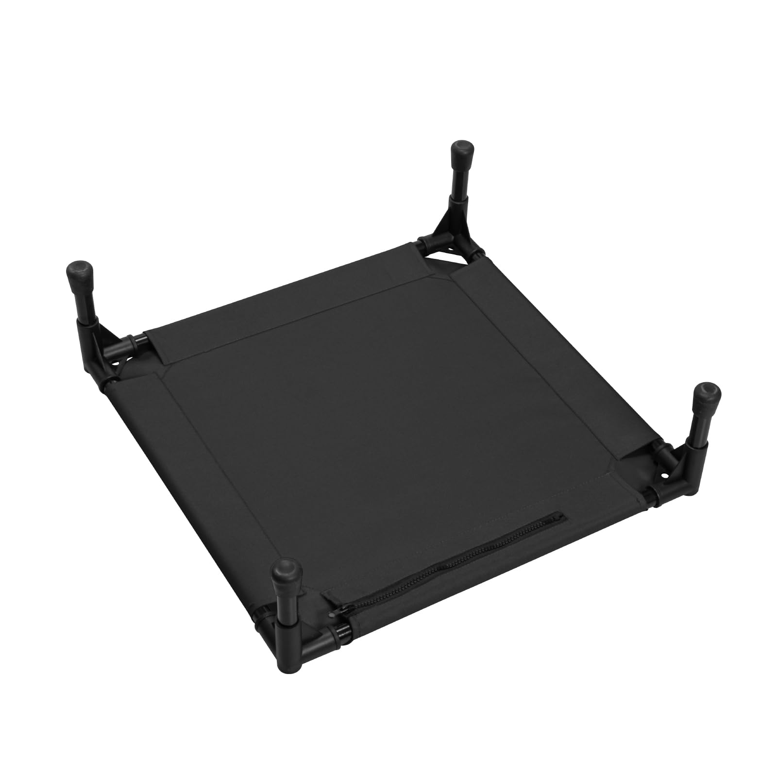 Love&go black bed on display shows versatile decor-friendly color.