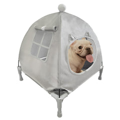 Loveandgo elevated-dog-bed-metal-frame showcases sturdy support and airflow.
