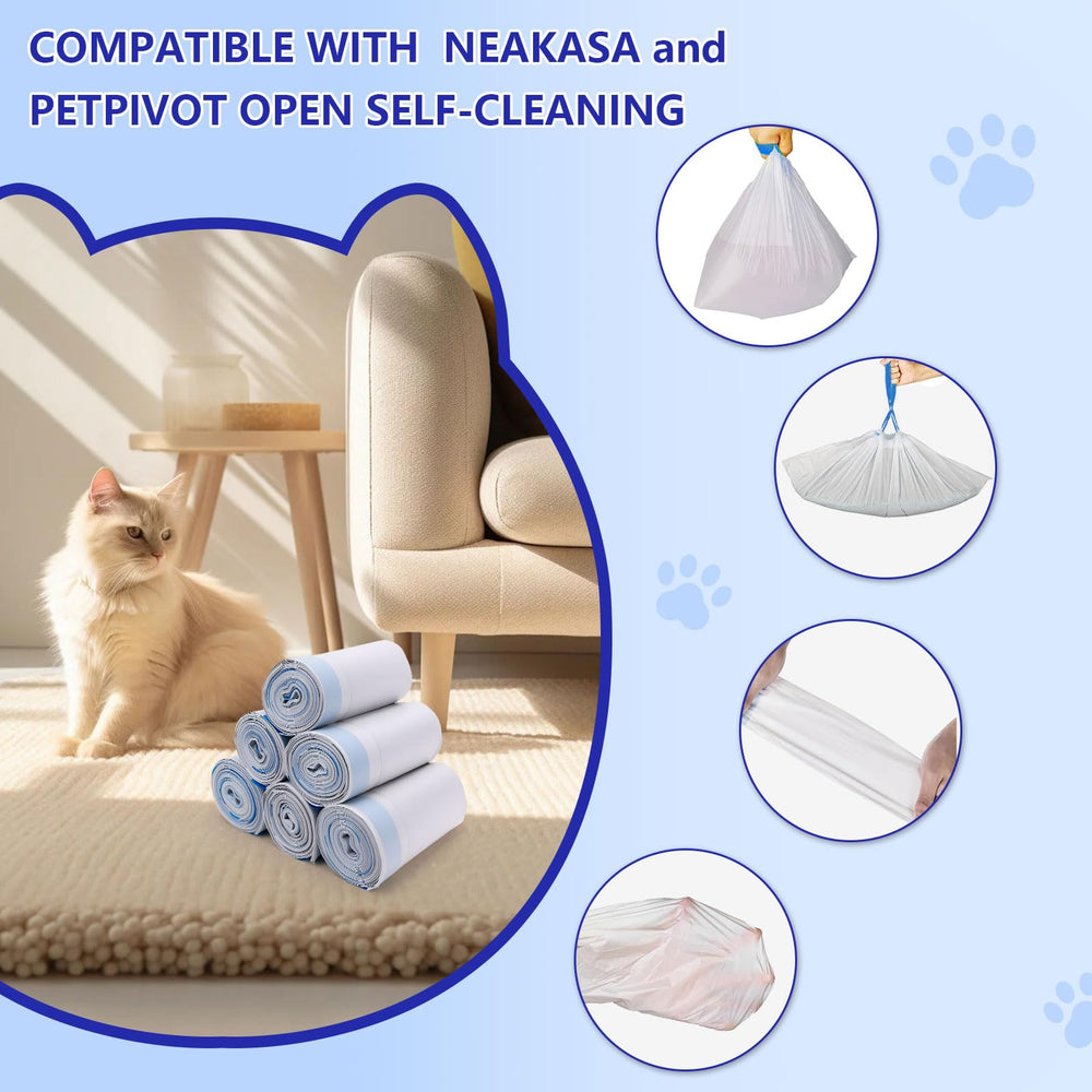 Loveishere drawstring cleanup liners enabling quick, hygienic disposal