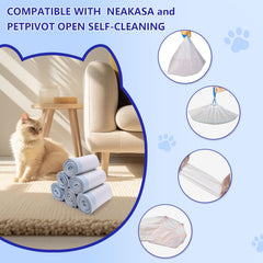 Loveishere drawstring cleanup liners enabling quick, hygienic disposal