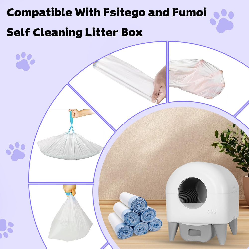 Loveishere drawstring closure liners enabling quick, clean disposal and odor containment