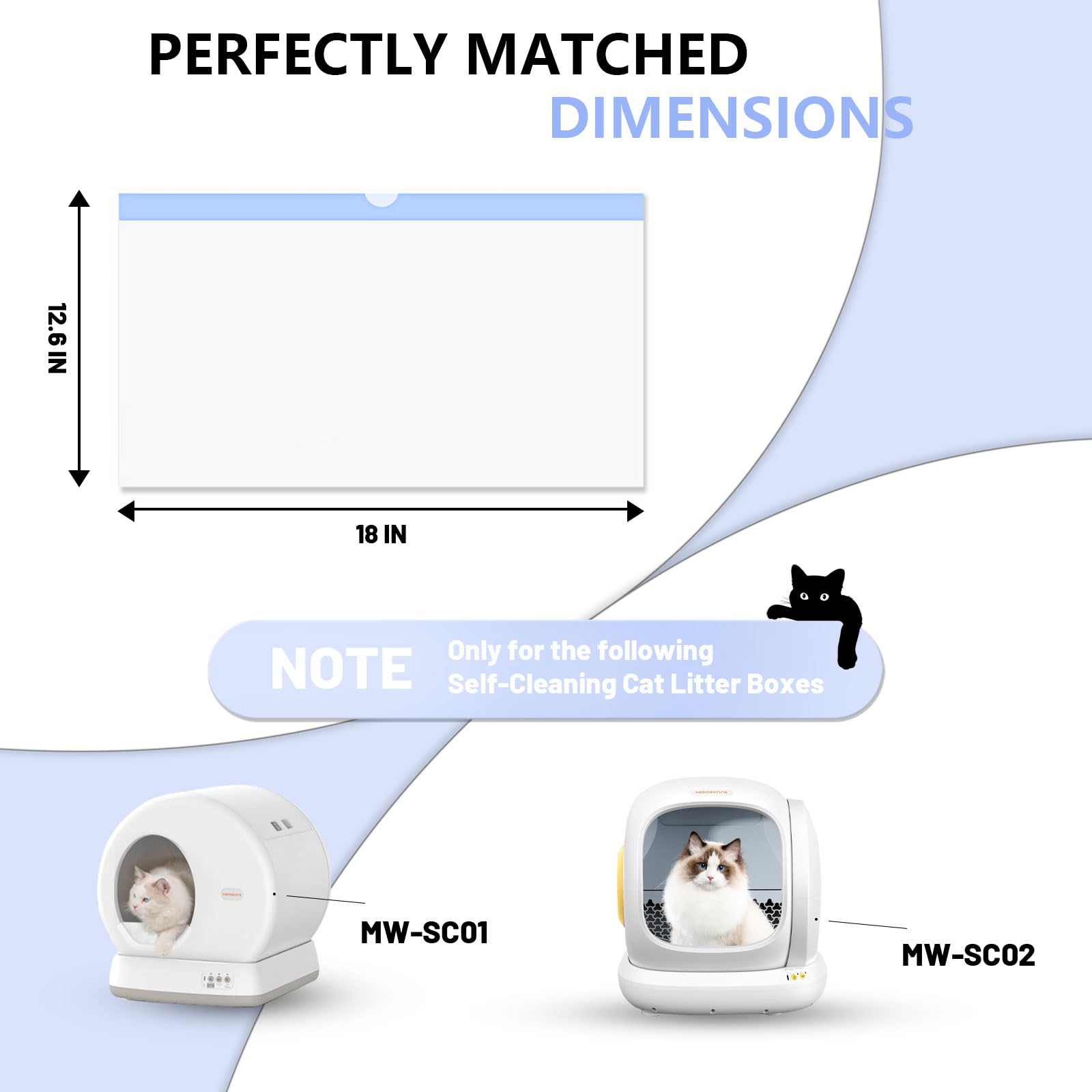 Loveishere tear-resistant material liner resists leaks during disposal