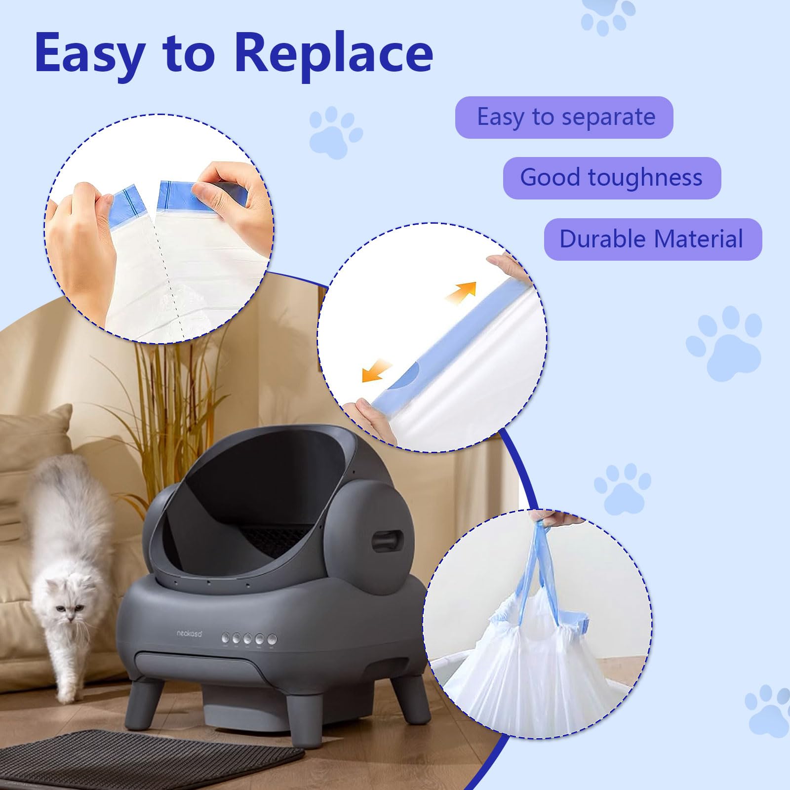 Loveishere value-pack liner set for reliable ongoing litter maintenance