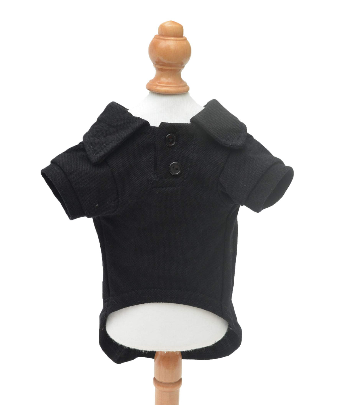 Lovelonglong basic dog polo shirt front view for comfortable everyday wear.