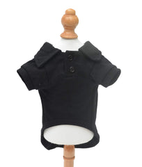 Lovelonglong basic dog polo shirt front view for comfortable everyday wear.