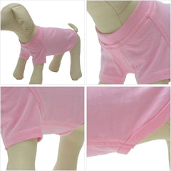 Lovelonglong Bulldog Clothes T-Shirt soft cotton texture emphasizes skin-friendly comfort