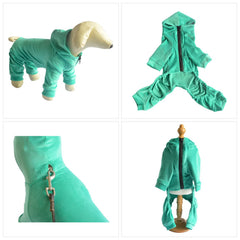 Lovelonglong dog pajamas four-legs design provides full coverage for warmth and mobility.