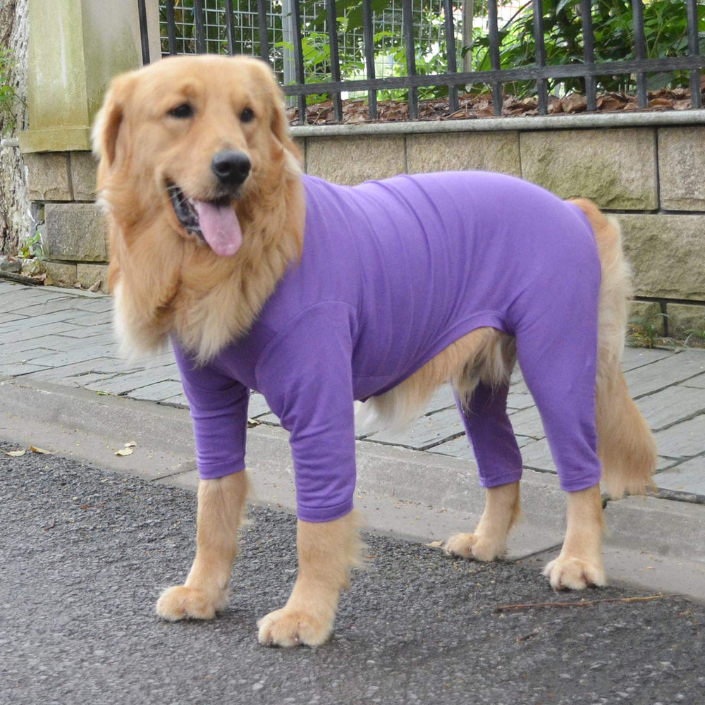 Lovelonglong dog pajamas size-range chart focuses on versatile fits across breeds