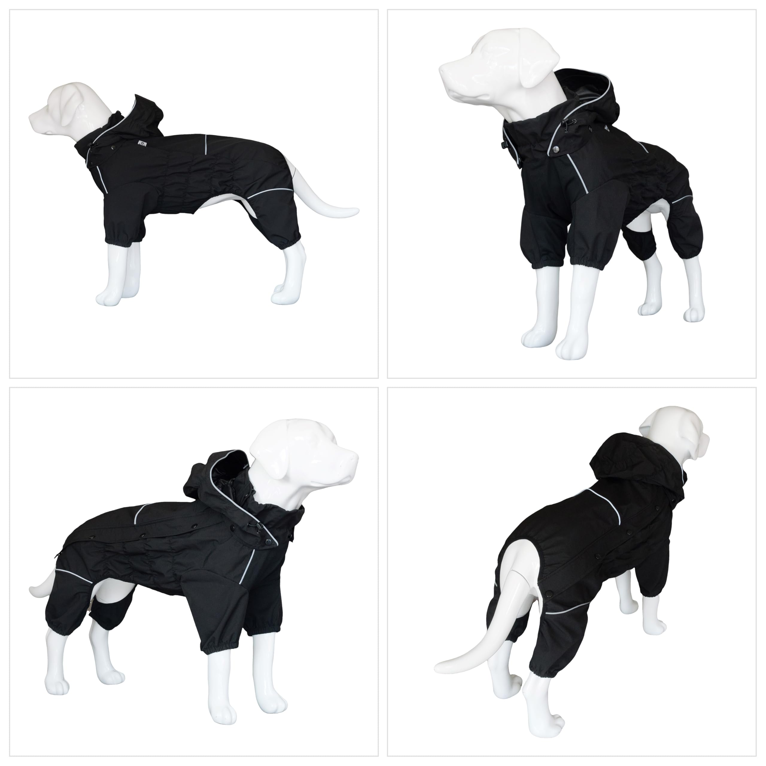 Lovelonglong dog raincoat easy-clean design for quick cleanup