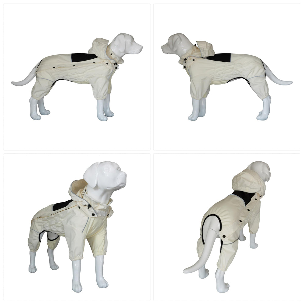 Lovelonglong machine-washable dog raincoat ready for easy cleanup after adventures.