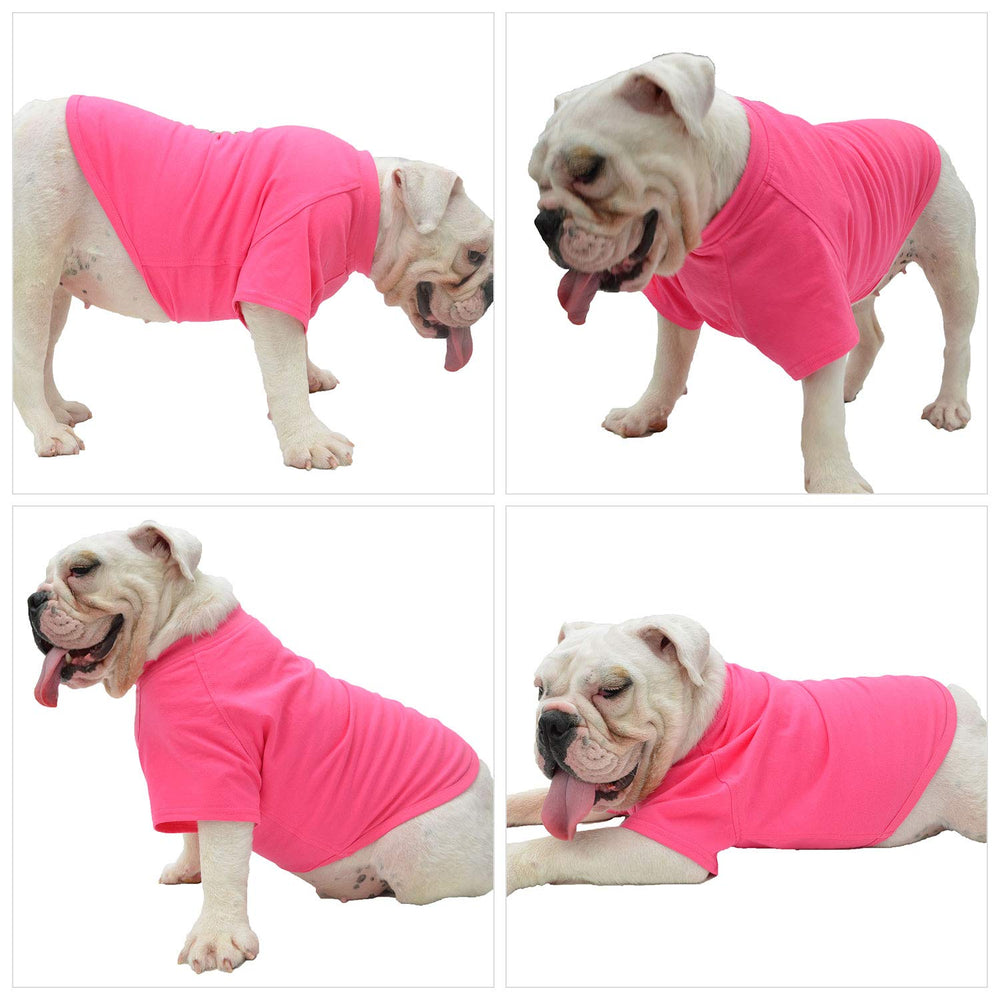 Lovelonglong dog-tshirt-premium-cotton-fiber conveys durable daily wear