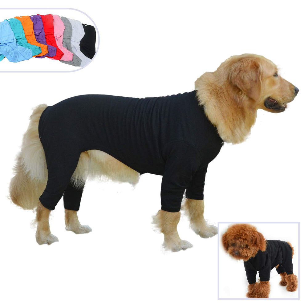 Lovelonglong Four Feet Dog Pajamas fabric close-up shows soft cotton comfort for pets.