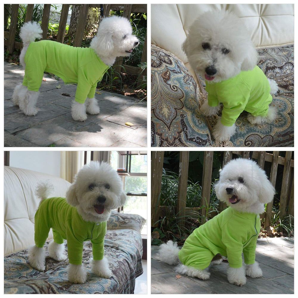 Lovelonglong Four Feet Dog Pajamas indoor comfort; soft fabric for lounge time.