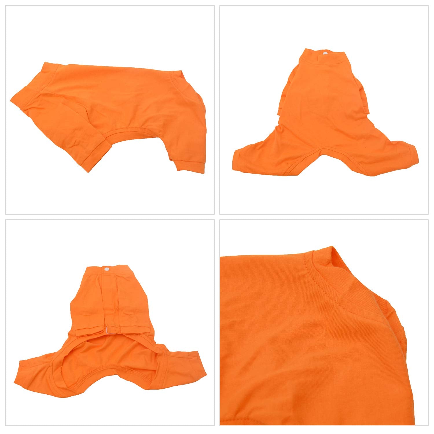 Lovelonglong Four Feet Dog Pajamas soft cotton fabric enhances daily comfort.