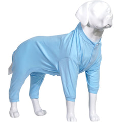 Lovelonglong Four Feet Pajamas light blue allover for cozy daily wear