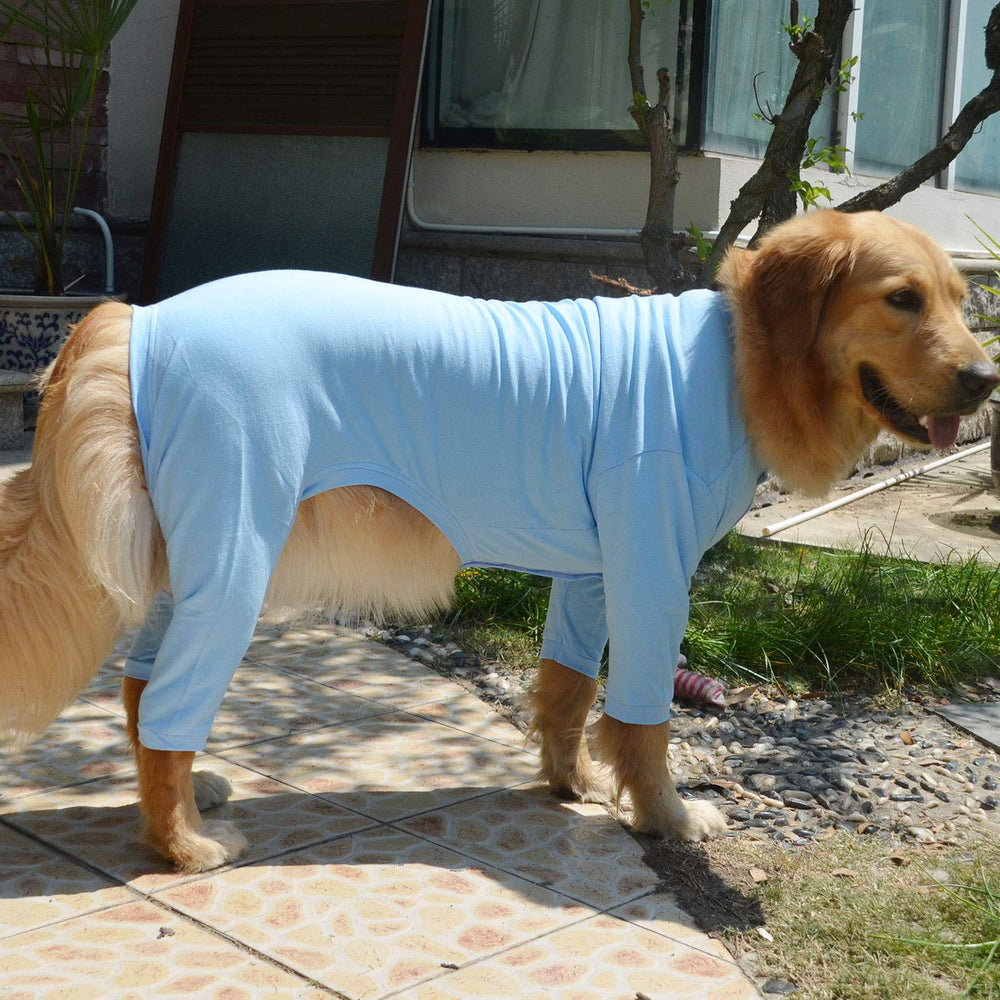 Lovelonglong Four Feet Pajamas lightblue size chart guide helps pick the right fit.