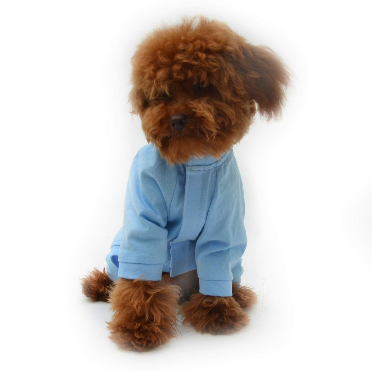 Lovelonglong Four Feet Pajamas lightblue travel-ready packaging for on-the-go wear.