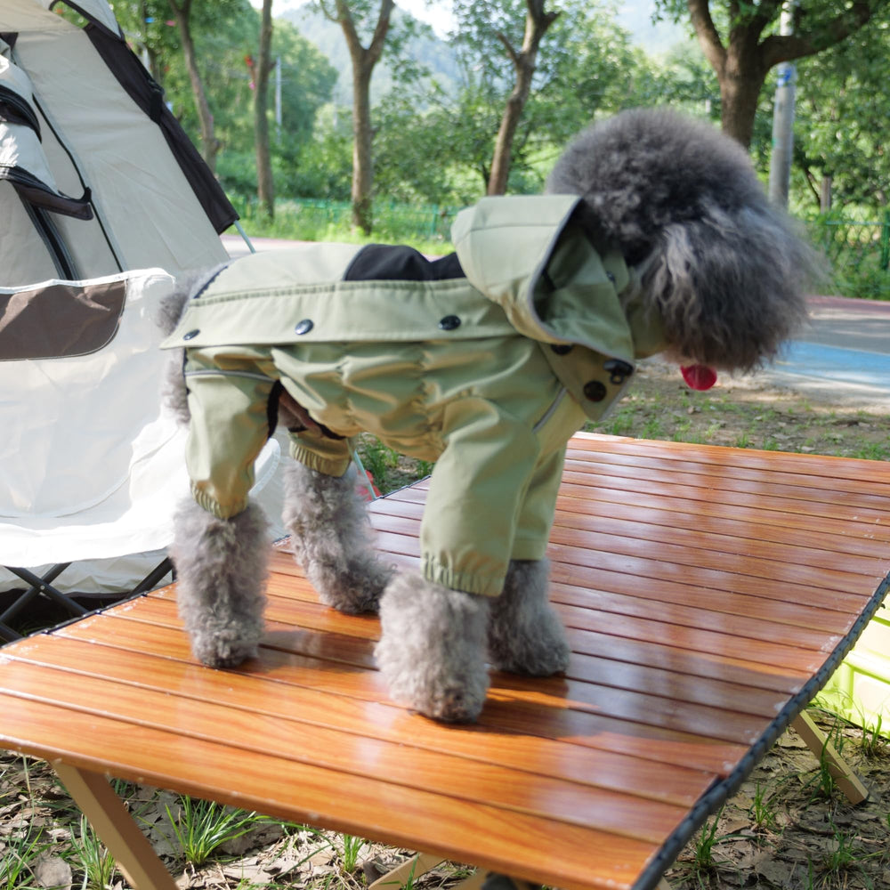 Lovelonglong machine-washable dog jacket is easy to clean after adventures.