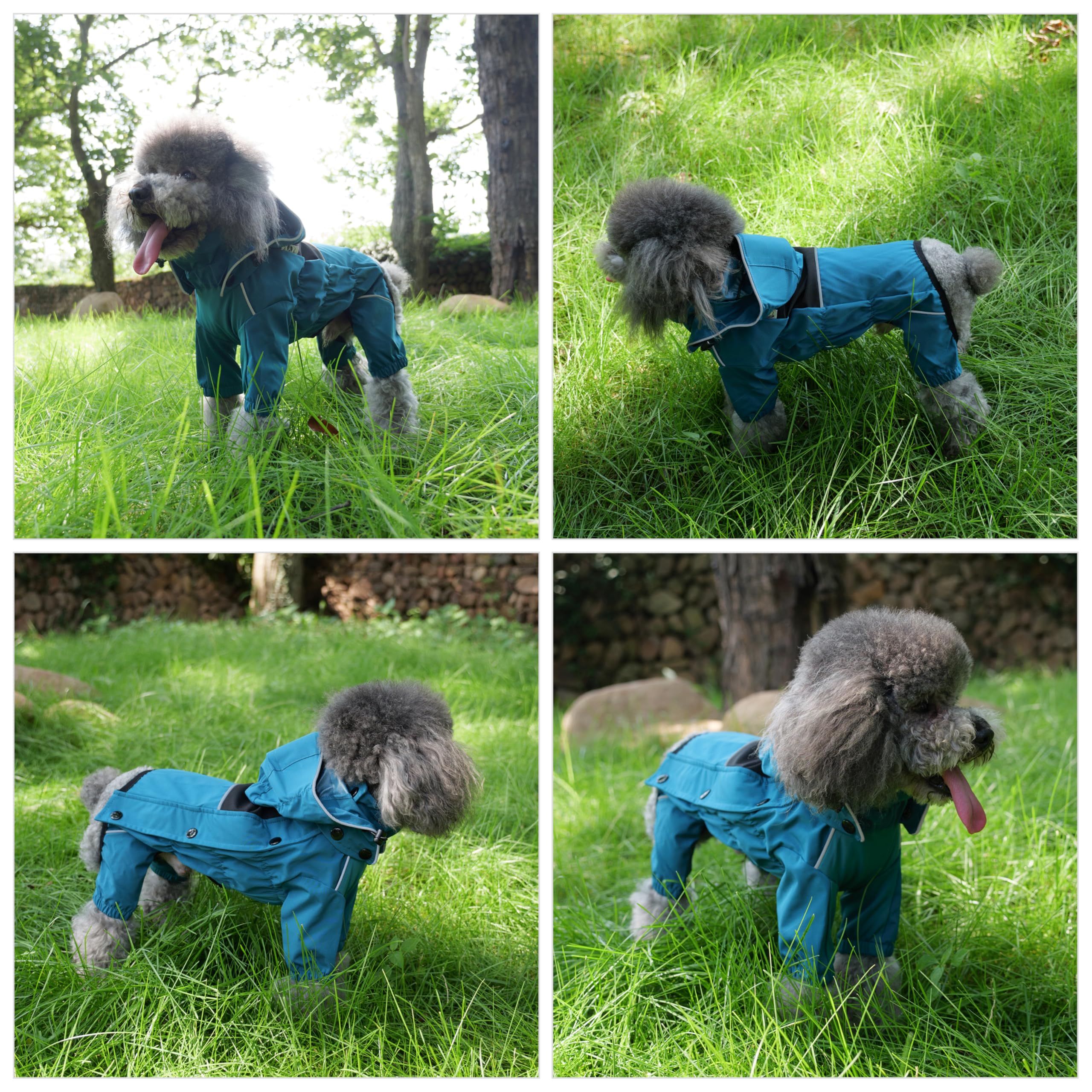 Lovelonglong machine-washable dog raincoat ready for easy care after outings
