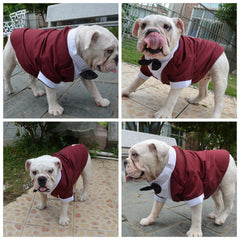Lovelonglong pet tuxedo soft cotton blend offers comfortable all-day wear.