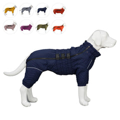 Lovelonglong Warm Dog Coat back length 16.5 inches for snug winter coverage