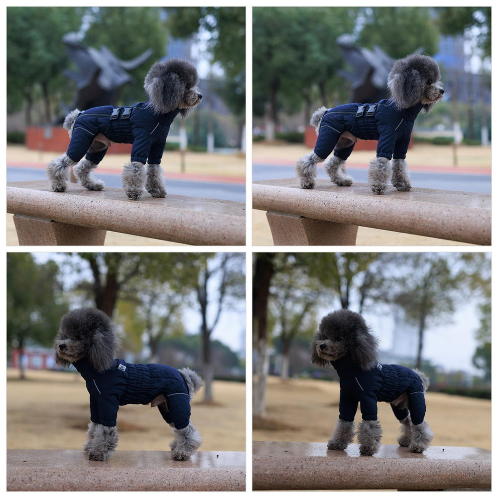 Lovelonglong Warm Dog Coat reflective design enhances visibility on dusk walks
