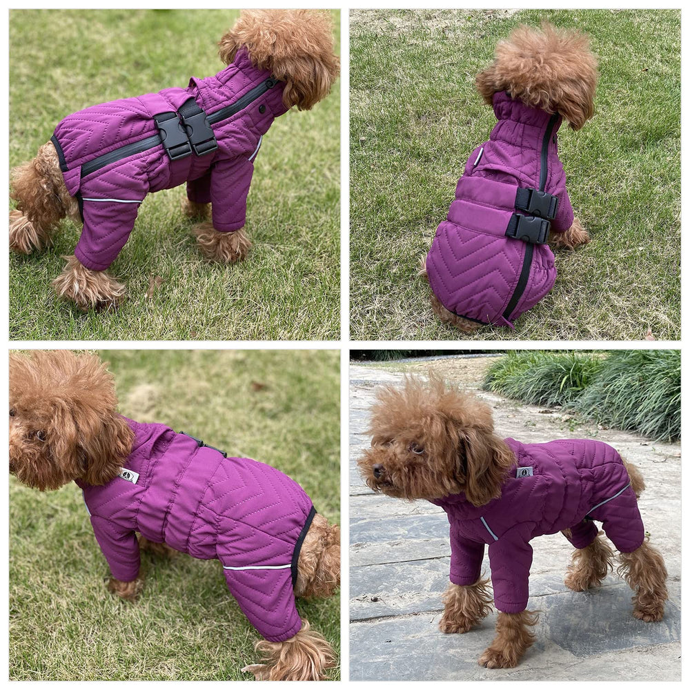 Lovelonglong Warm Dog Coat waterproof outer fabric sheds rain