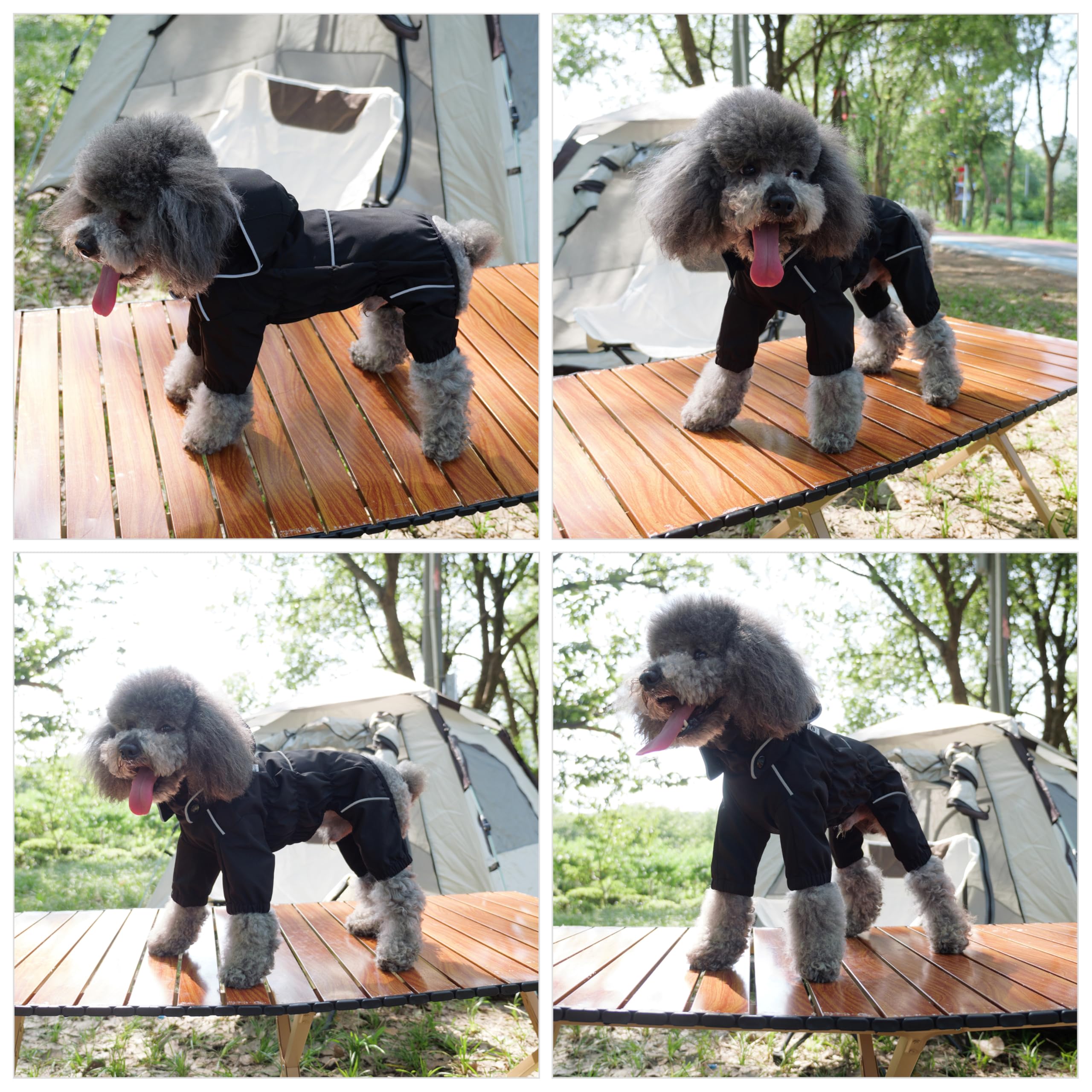 Lovelonglong durable fabric keeps rain out while remaining lightweight and breathable.