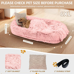 LOVEPals human dog bed inside view cozy space for relaxing naps.