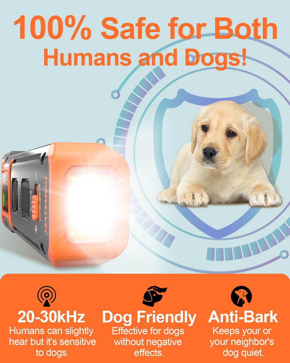 LOVEPETPAL 2025 built-in LED flashlight aids safe nighttime walks