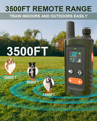 LOVEPETPAL IPX7 waterproof collar ready for rainy walks and splash-friendly training.