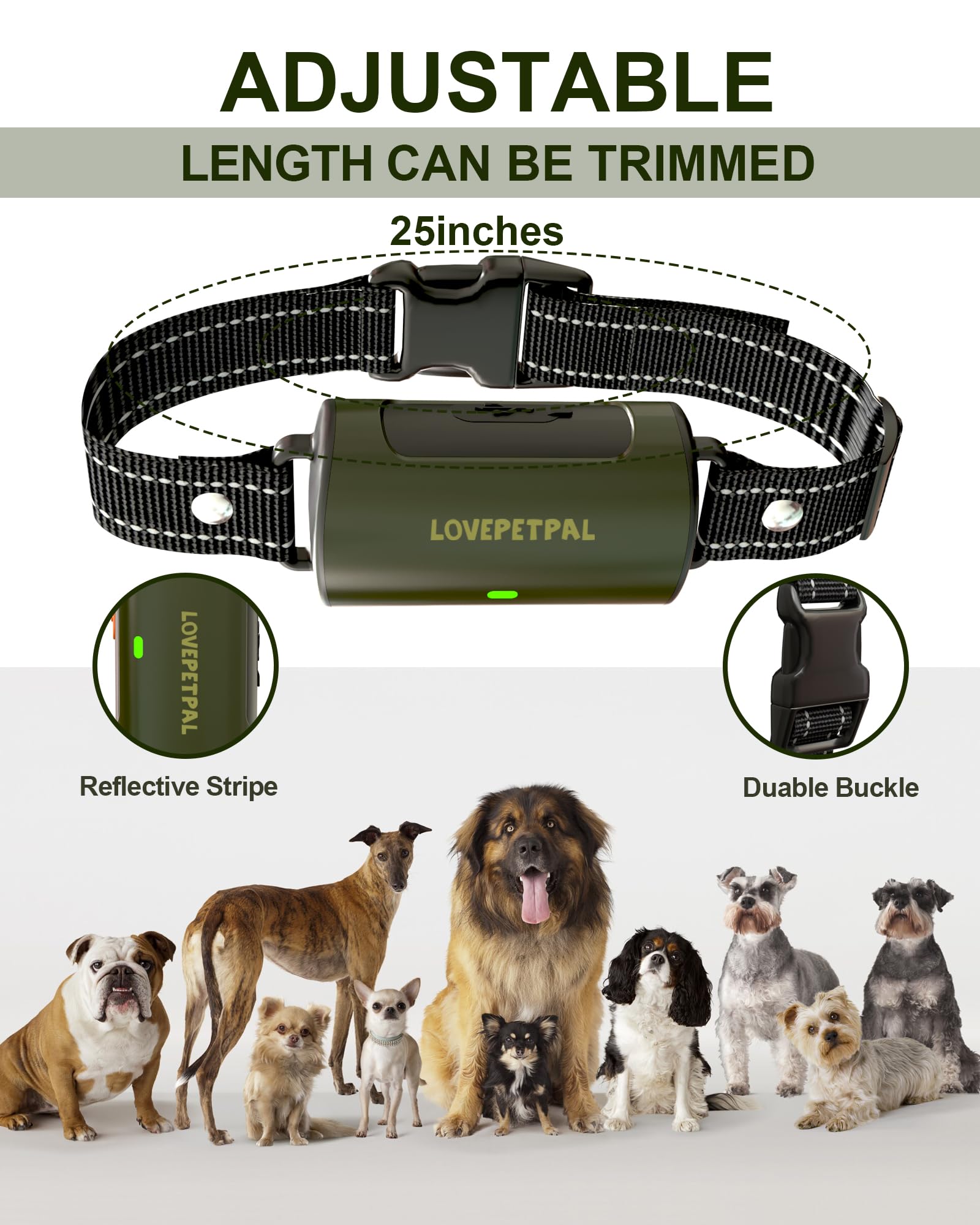 LOVEPETPAL long-range collar demonstrates 3500ft reach for outdoor training sessions.