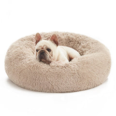 Love's cabin calming bed with nest-walls provides secure shelter for pets.