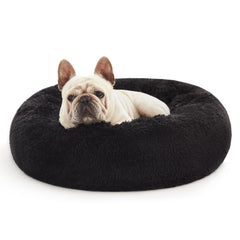 Love's cabin calming cat bed with nest walls for secure, cozy naps.