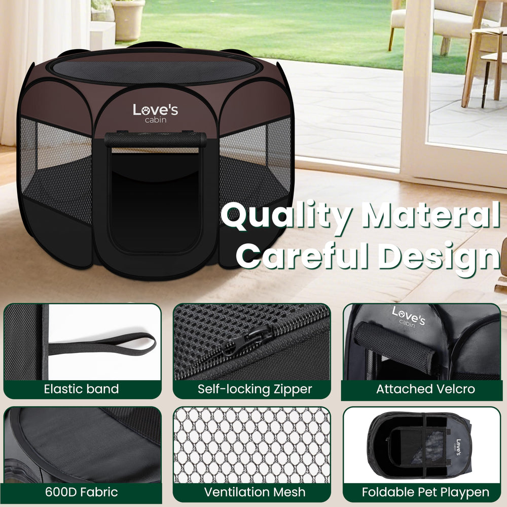 Love's cabin carrying case makes transport and storage simple.