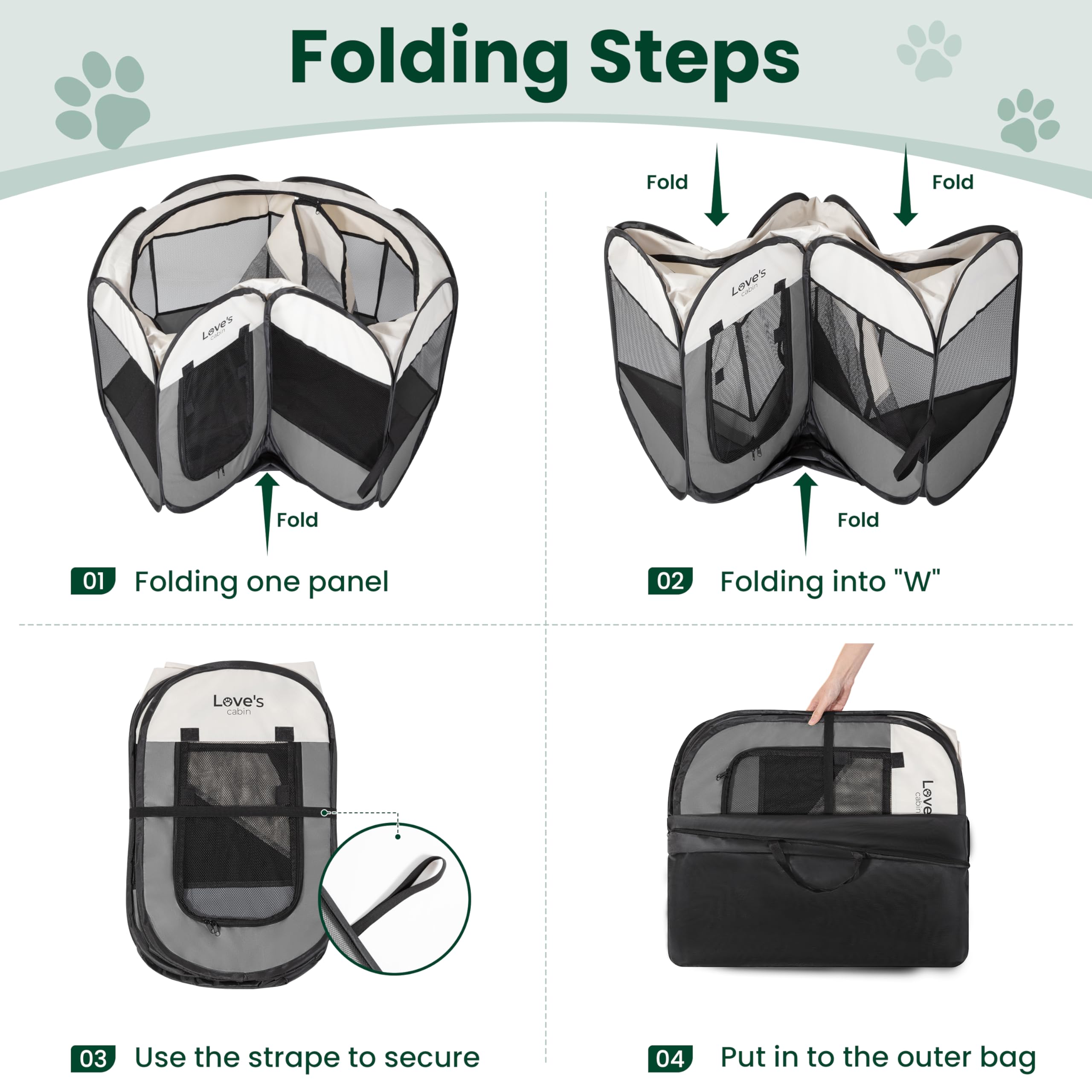 Love's cabin multipurpose crate works for cats, dogs, and more